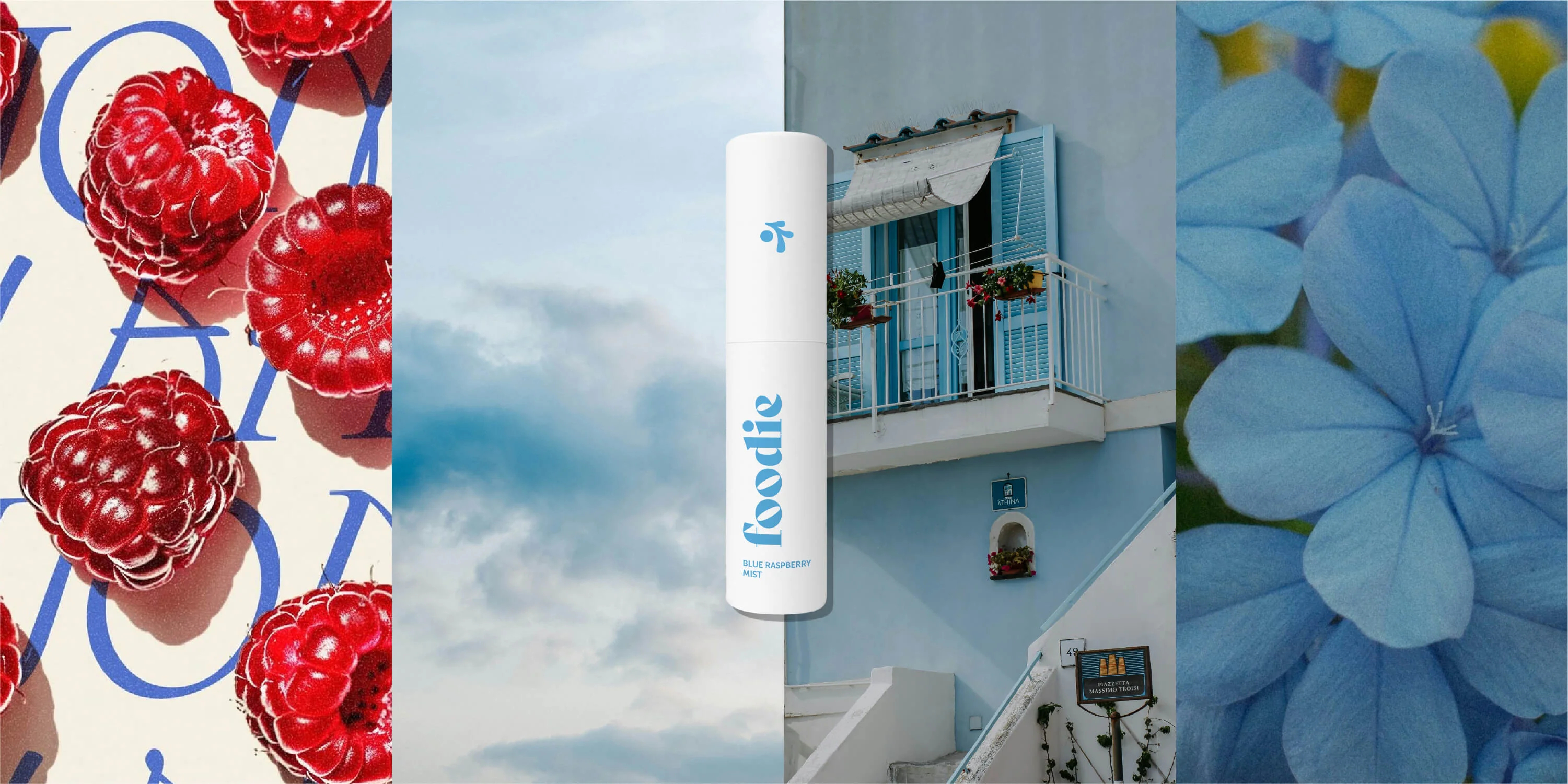 Foodie Blue Raspberry Face & Body Mist hydratační sprej